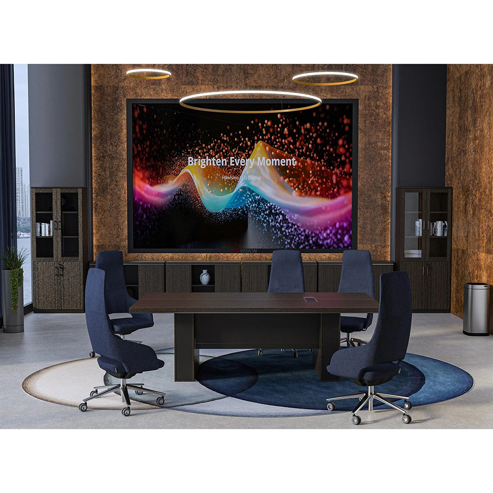 Заседателна маса RFG Chicago 240/120/75h см дъб рейн и тъмносиво